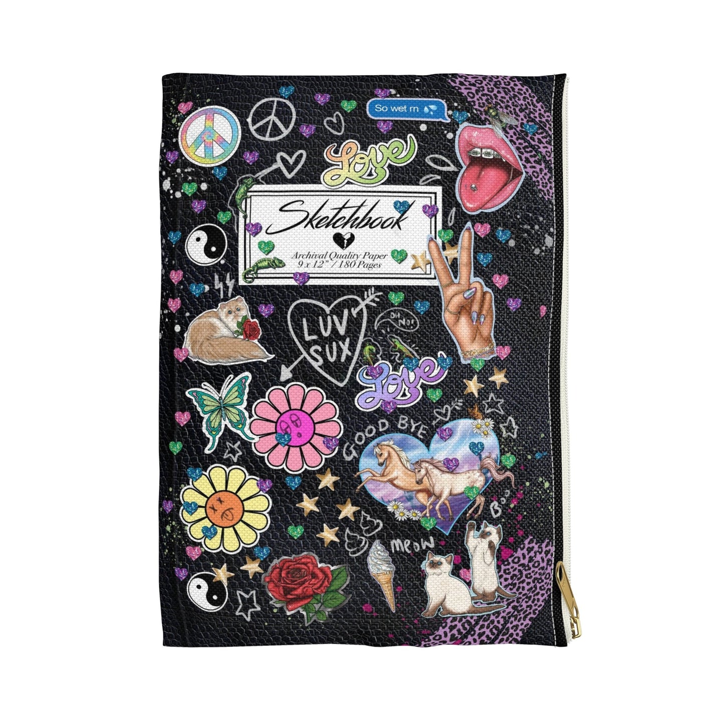 90s Sketchbook Pouch