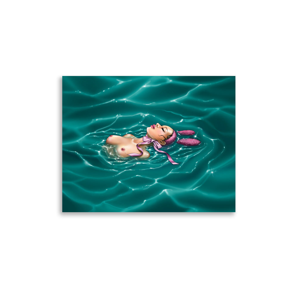 Floating My Melody Poster