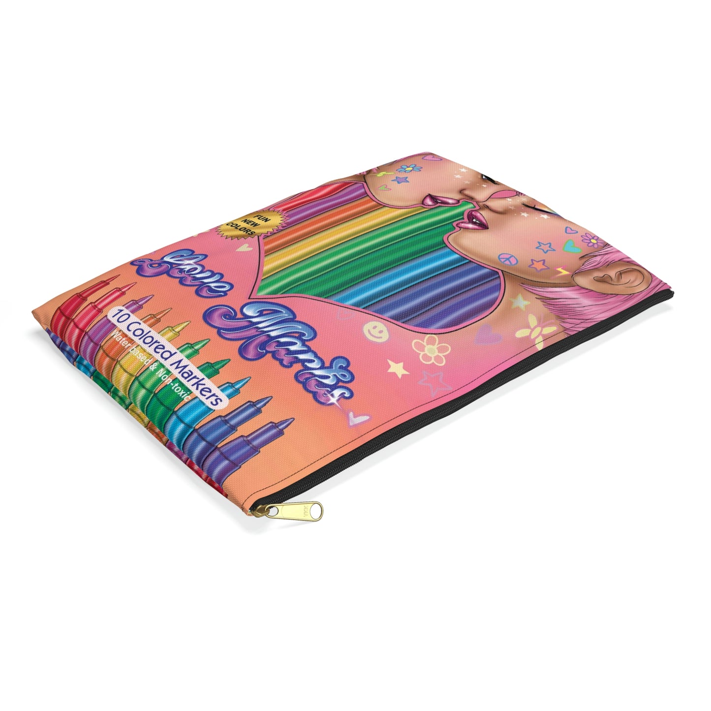 Love Marks Marker Pouch in Sunset