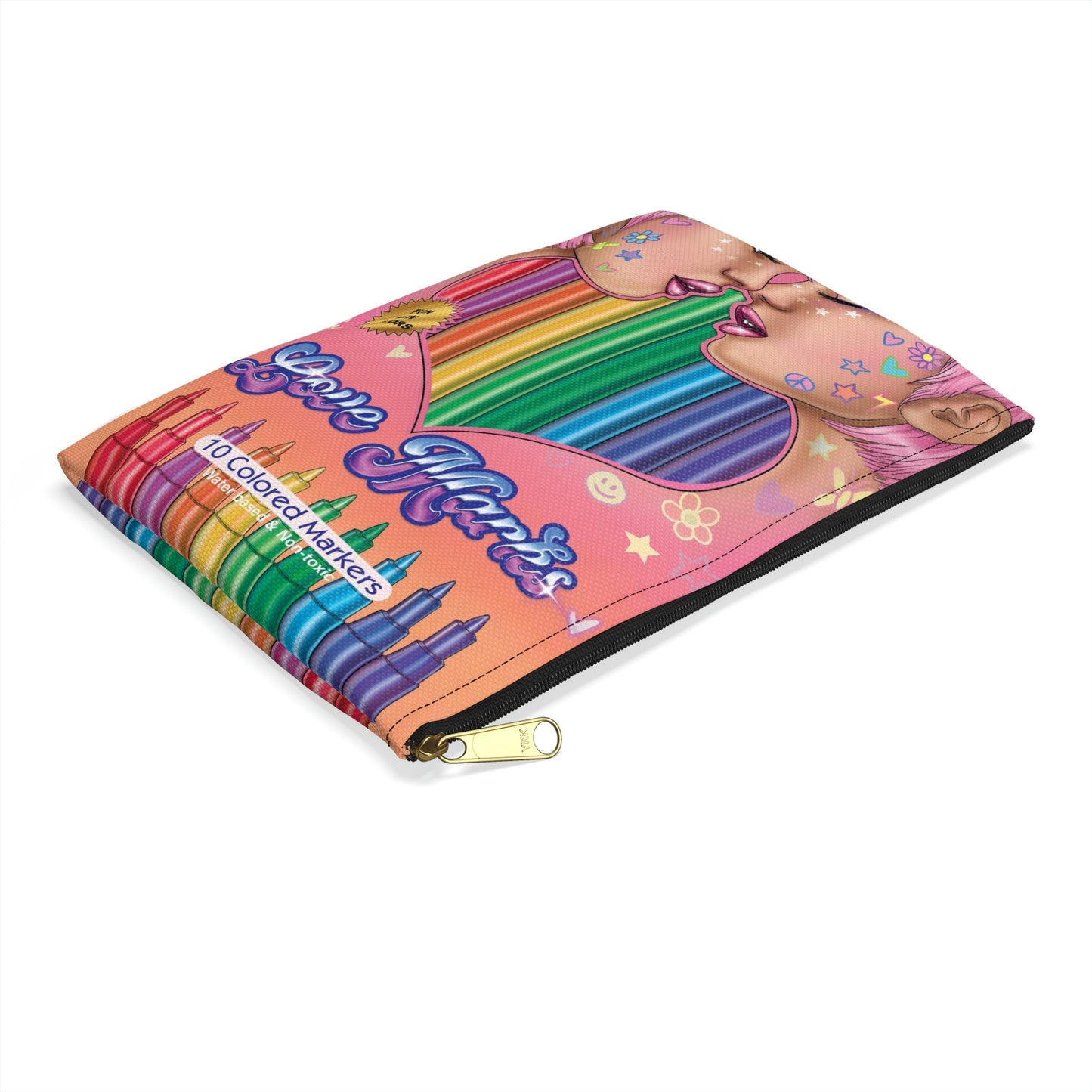 Love Marks Marker Pouch in Sunset