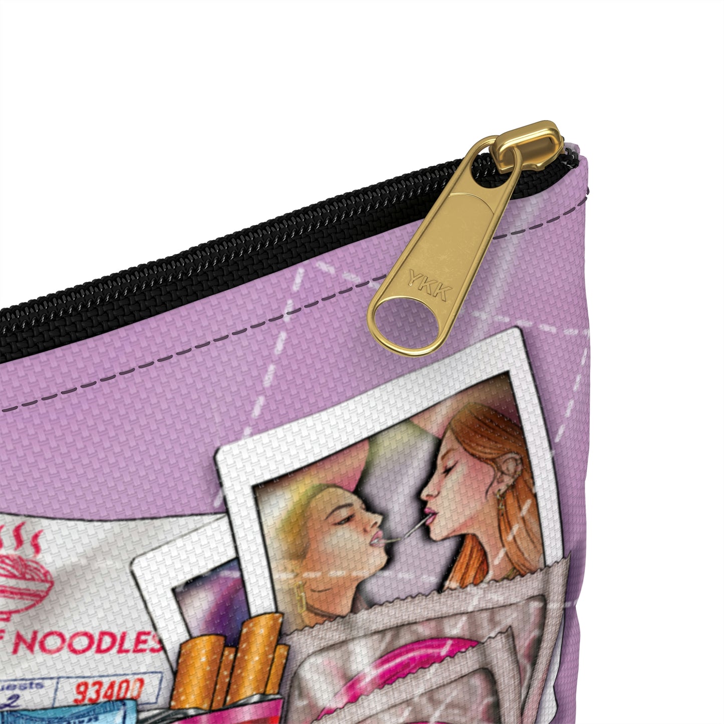 Pink Trompe L'oeil Pouch