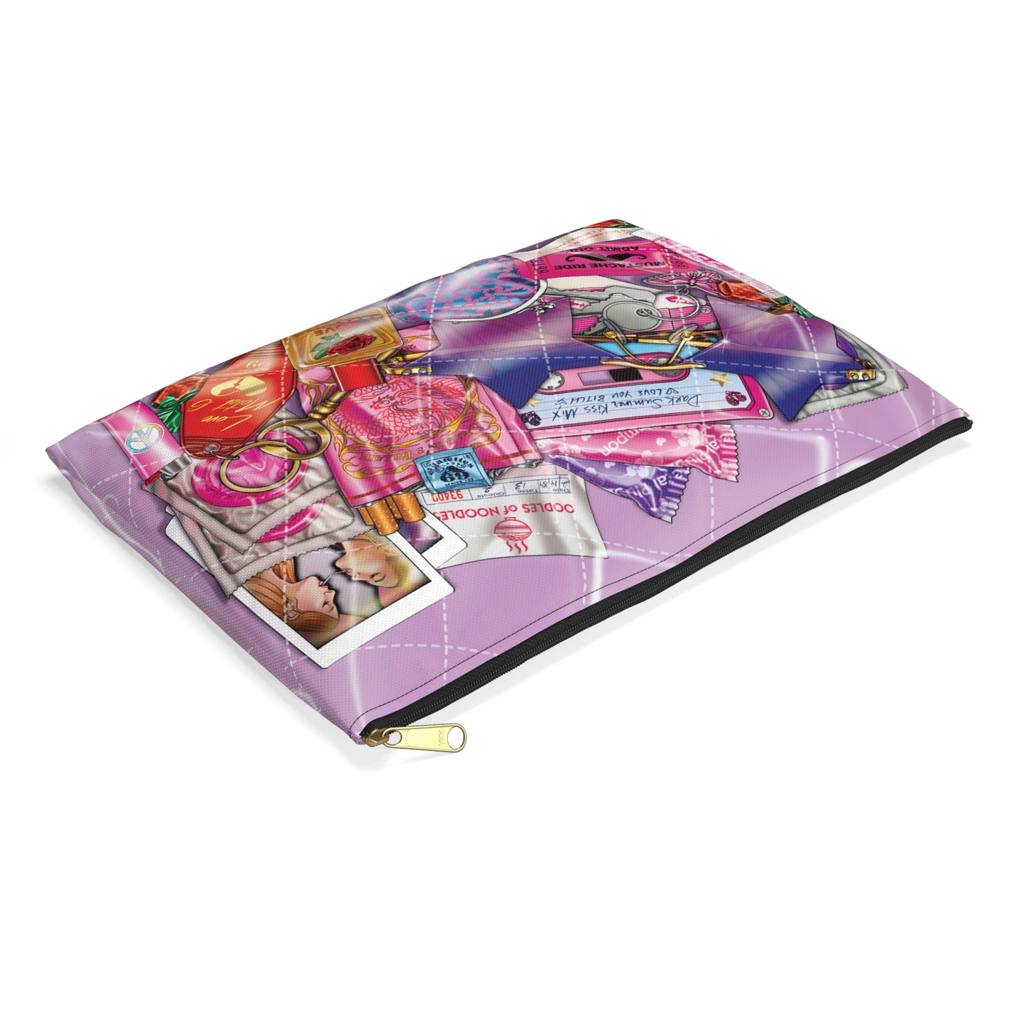 Pink Trompe L'oeil Pouch