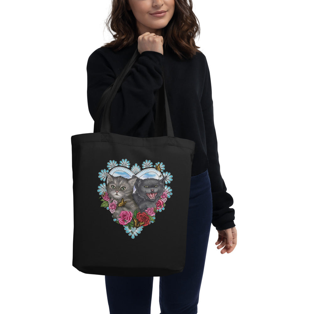 Two Kittens Tote Bag