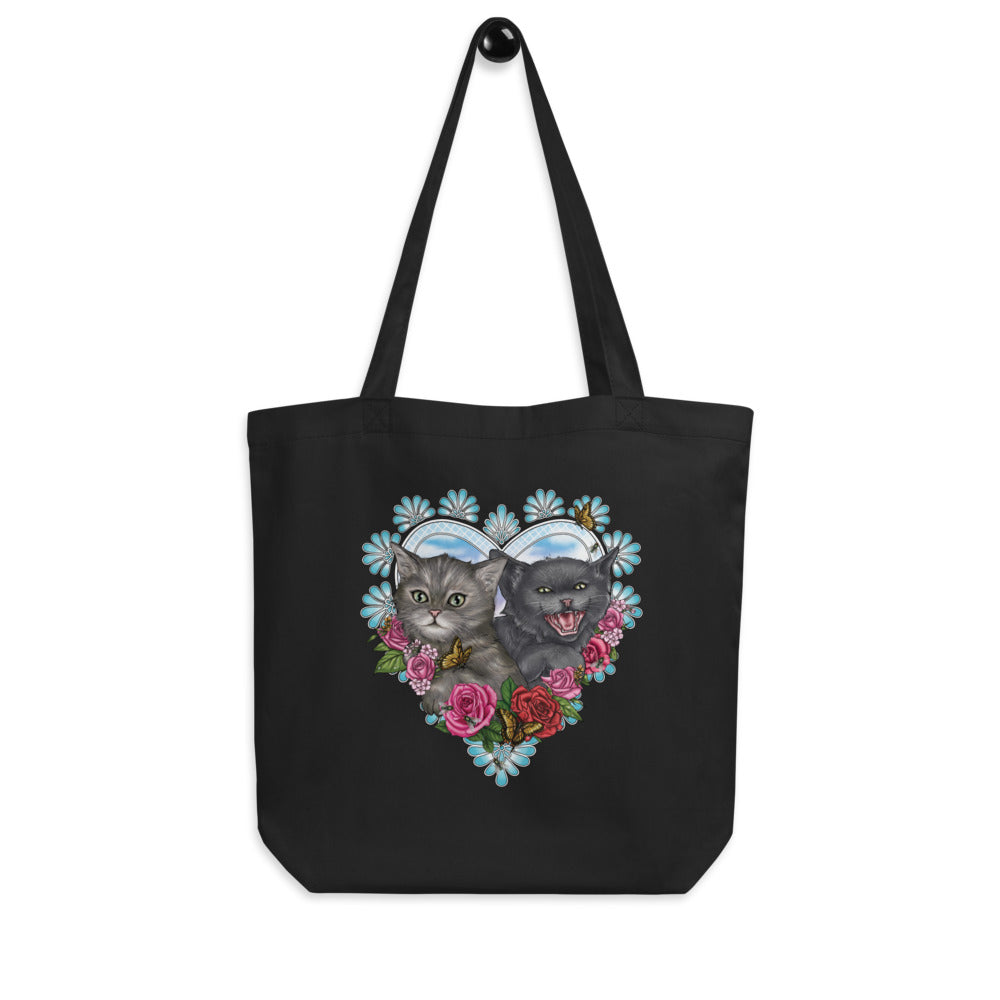 Two Kittens Tote Bag