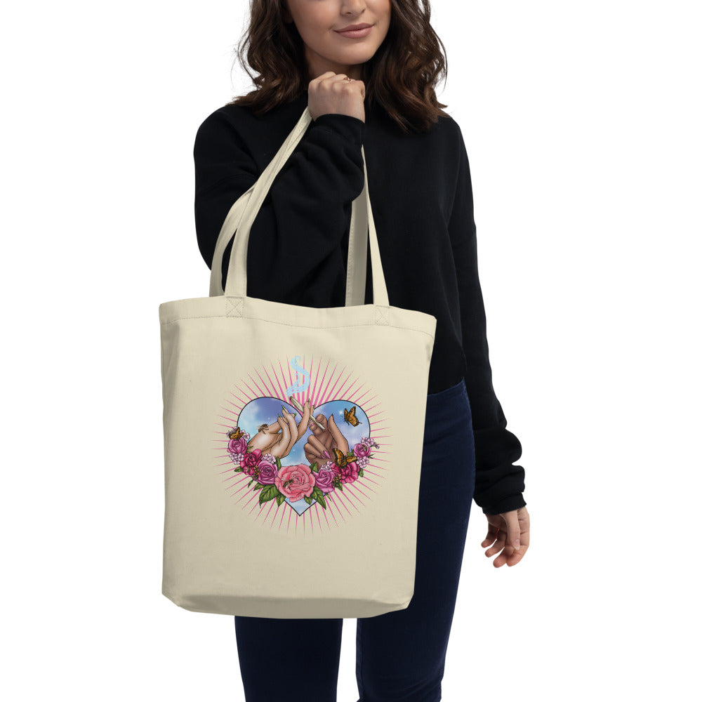 Sacred Heart Smoker Eco Tote Bag