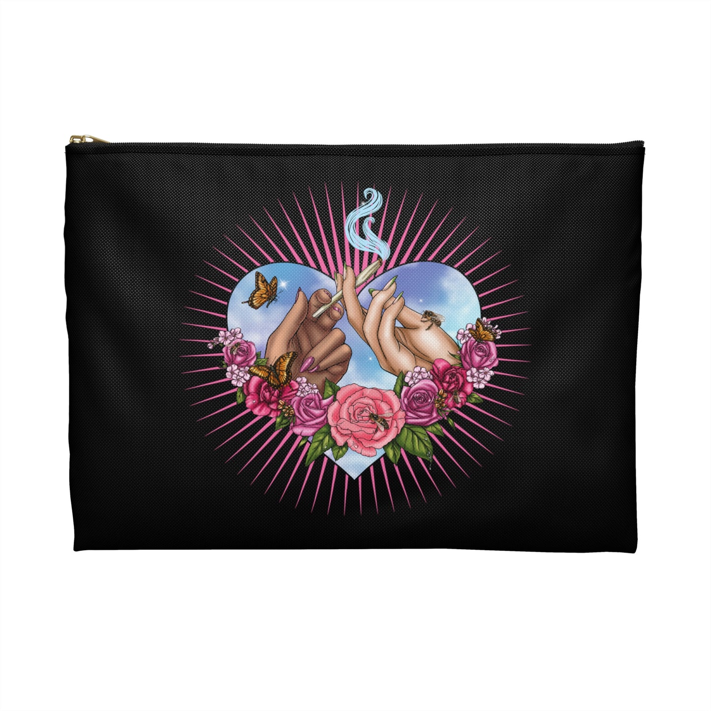 Sacred Heart Joint Pouch - BLACK