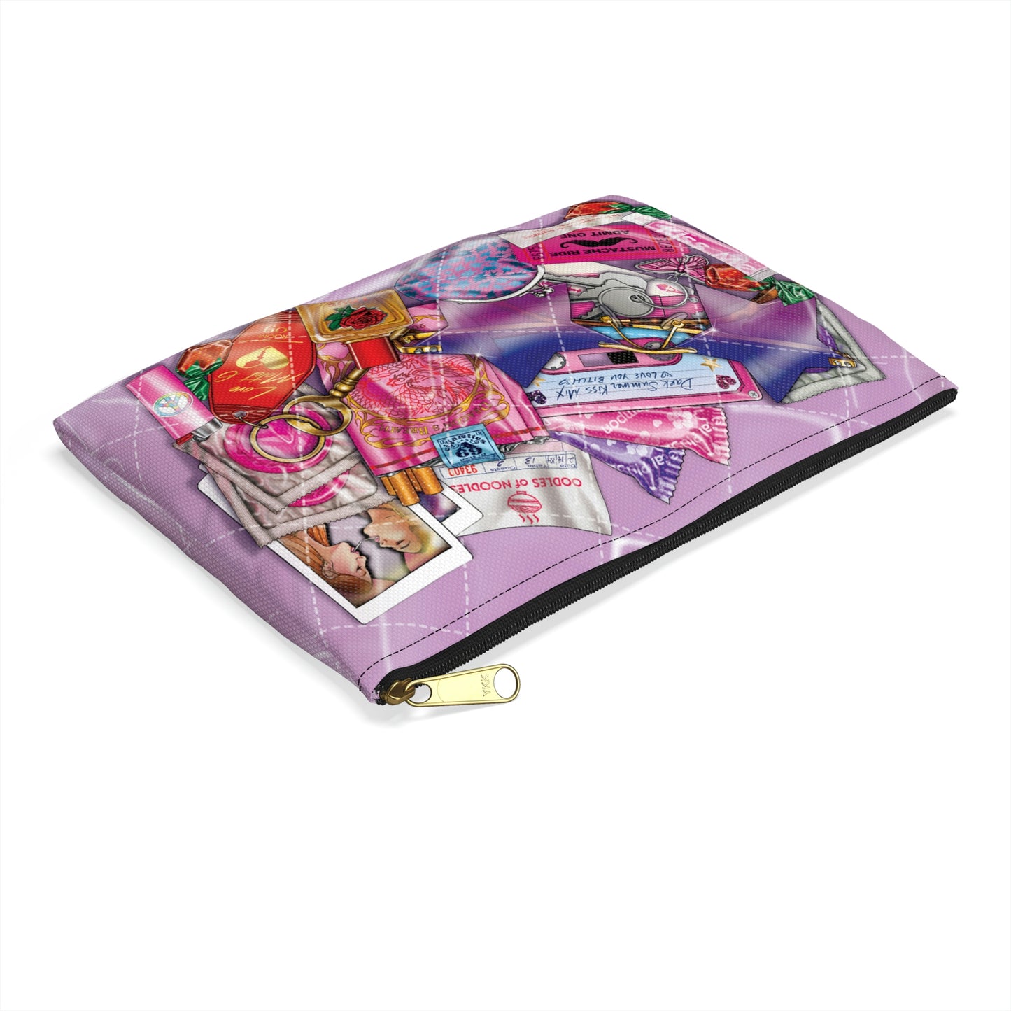 Pink Trompe L'oeil Pouch