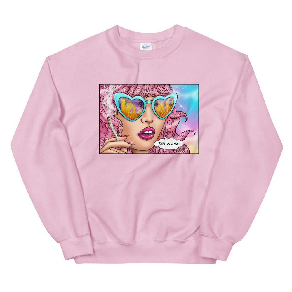 This Is Fine Sweatshirt