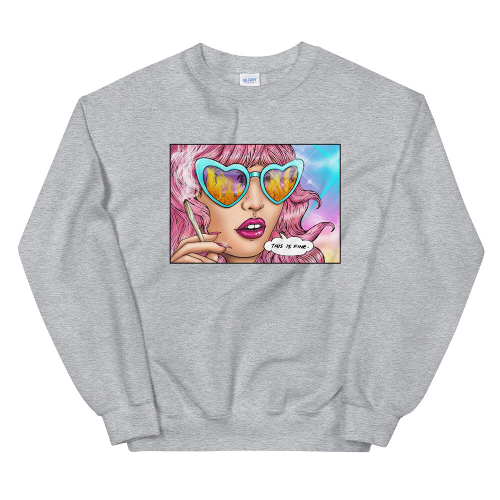 This Is Fine Sweatshirt