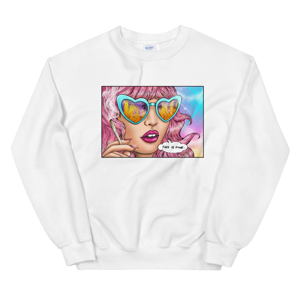 This Is Fine Sweatshirt