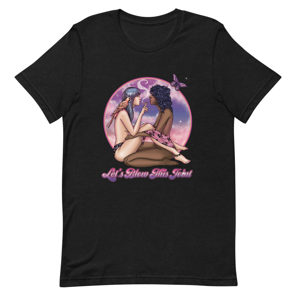 Let's Blow This Joint Pin-Up Unisex T-Shirt