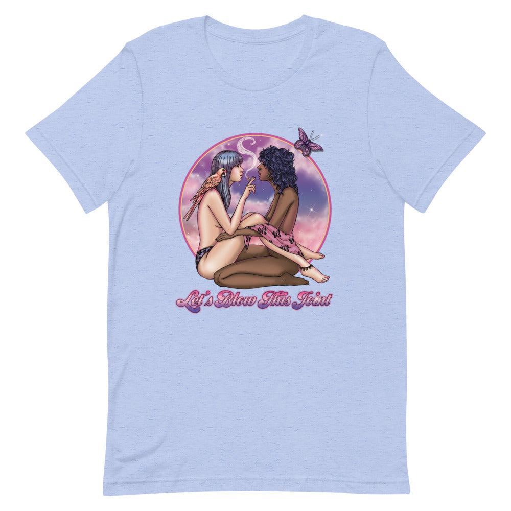 Let's Blow This Joint Pin-Up Unisex T-Shirt