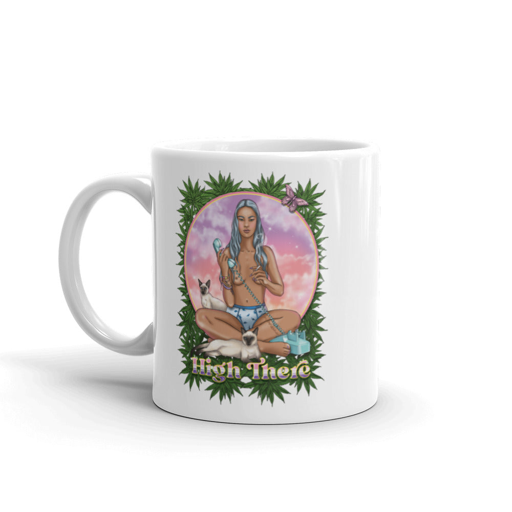 High There glossy mug