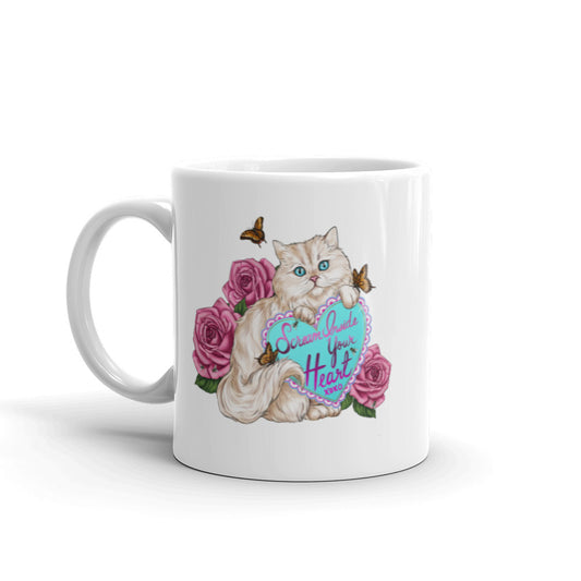 Scream Inside Your Heart glossy mug