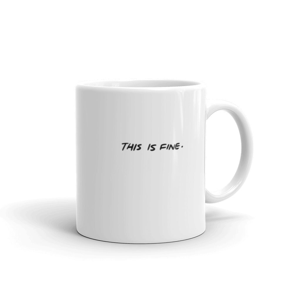 This Is Fine glossy mug