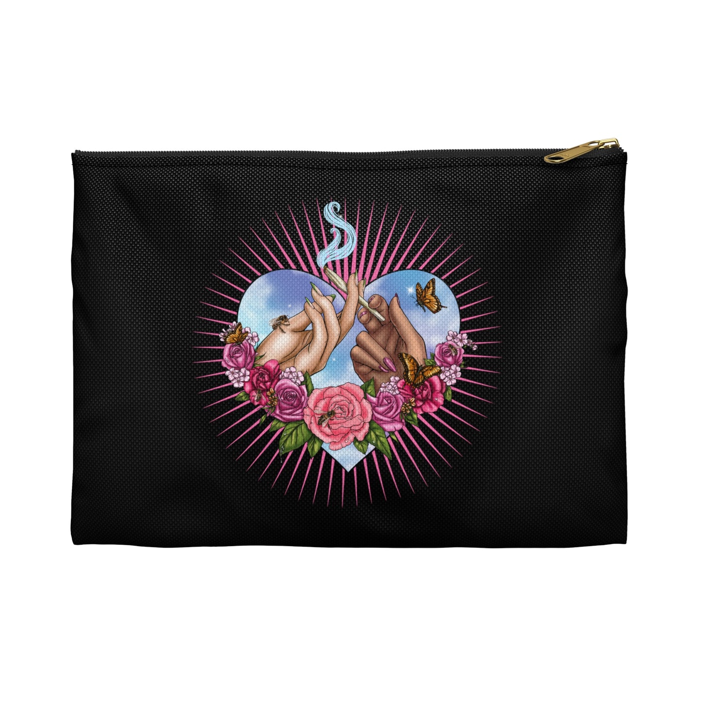 Sacred Heart Joint Pouch - BLACK