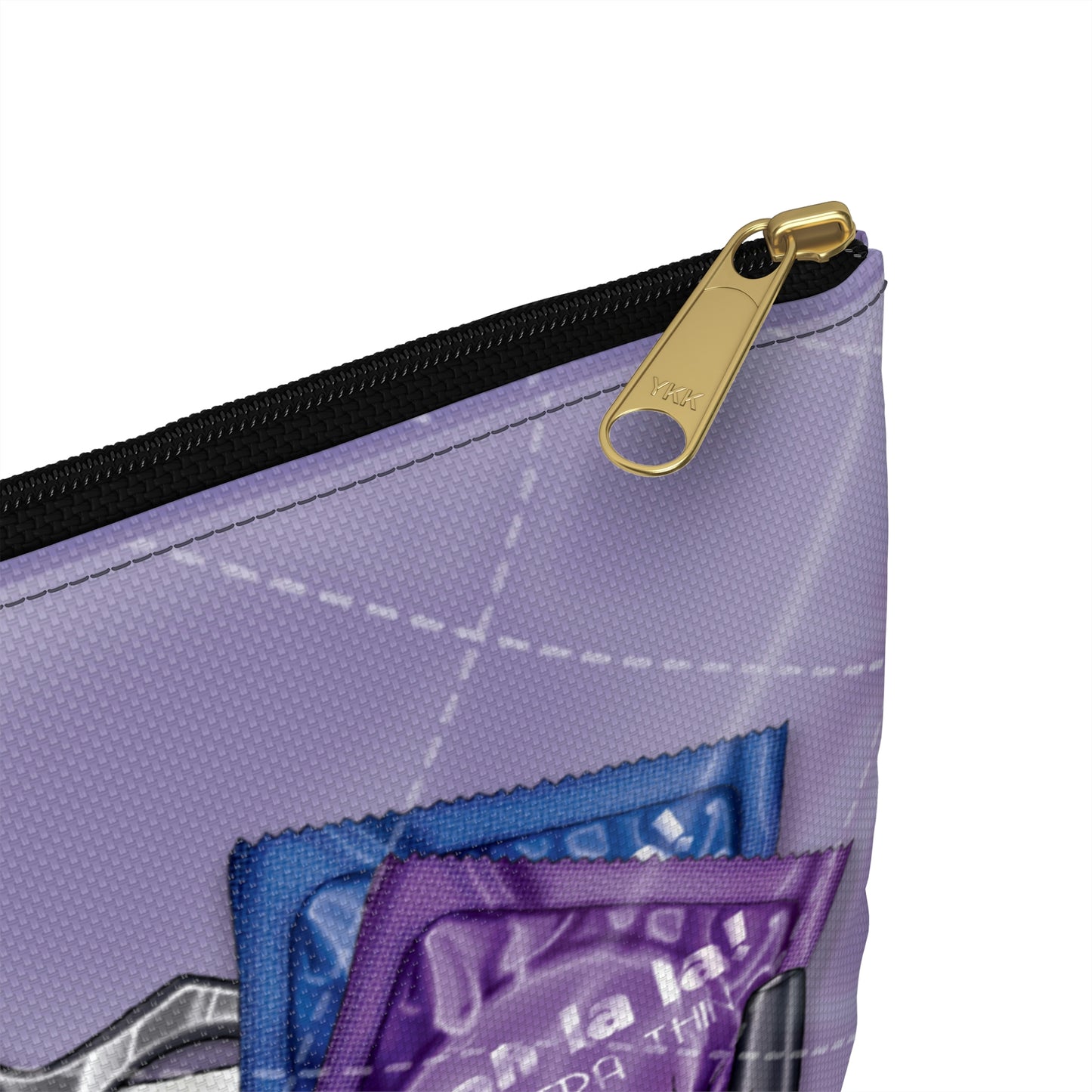 Trompe L'oeil Purple Pouch