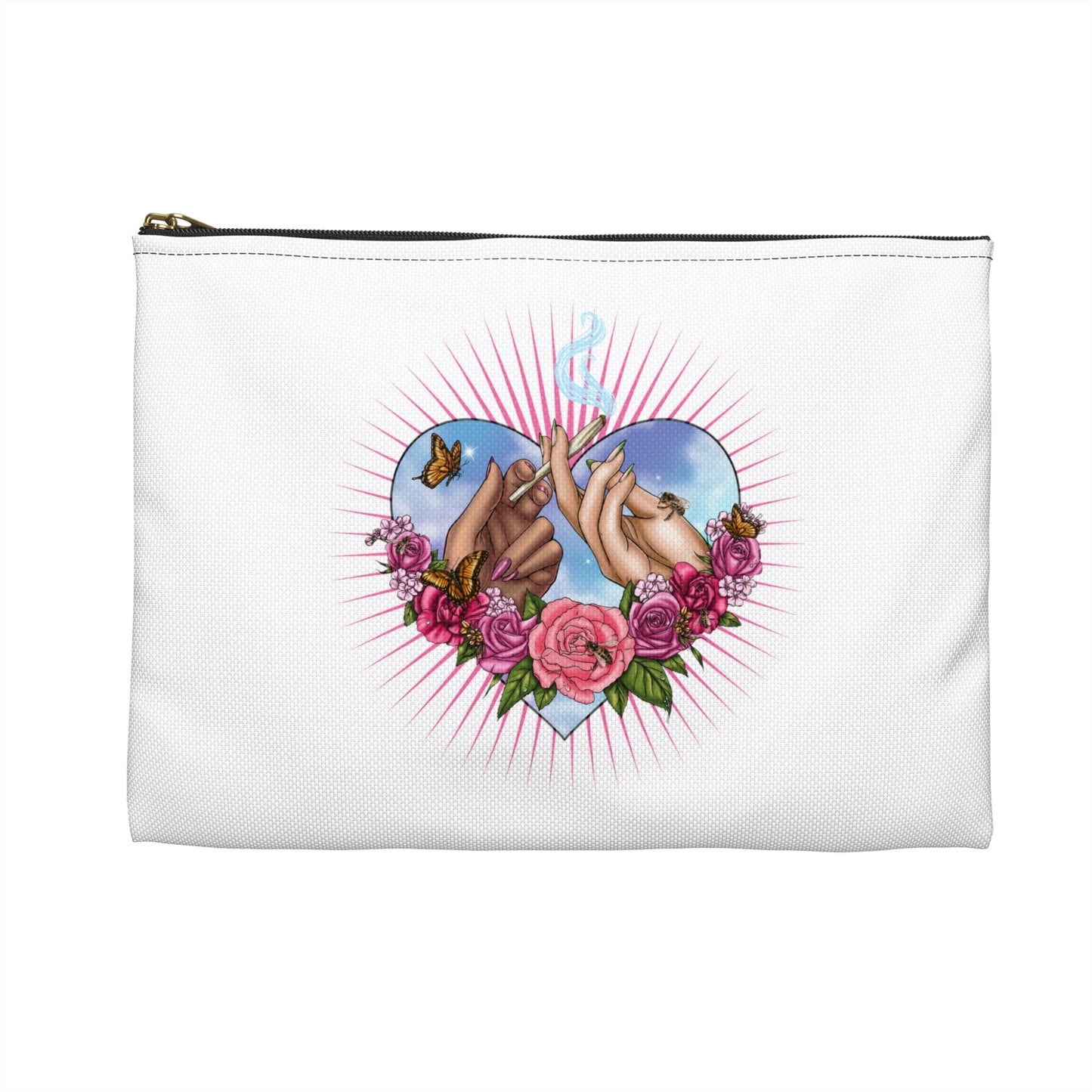 Sacred Heart Joint Pouch - WHITE