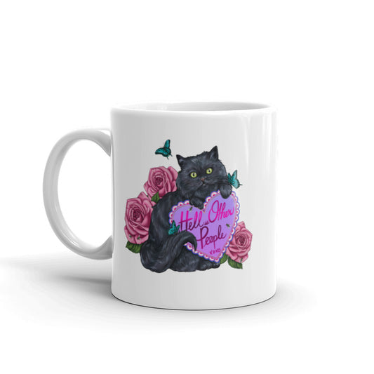 Hell is Other People glossy mug
